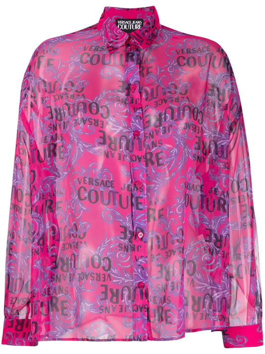 Logo-Print Long-Sleeve Shirt