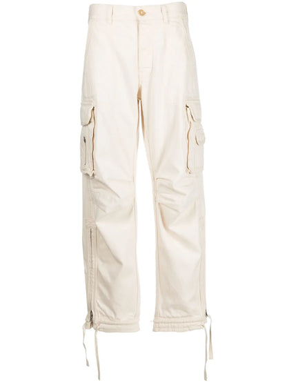 Gathered-Detail Cargo Trousers