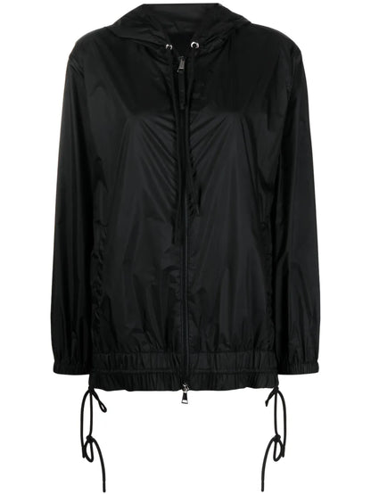 Logo-Print Hooded Rain Jacket