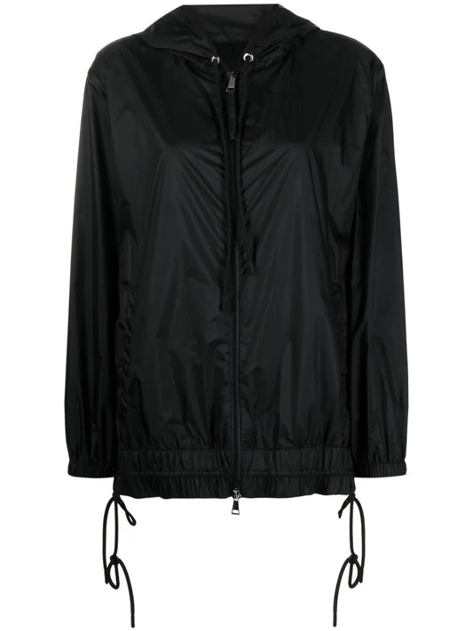 Logo-Print Hooded Rain Jacket