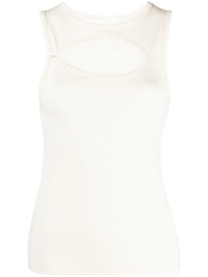 Cut-Out Detail Sleeveless Top