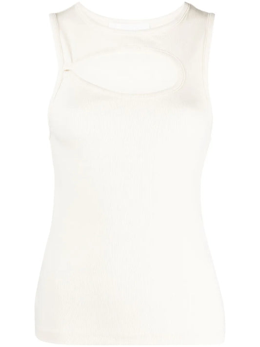 Cut-Out Detail Sleeveless Top