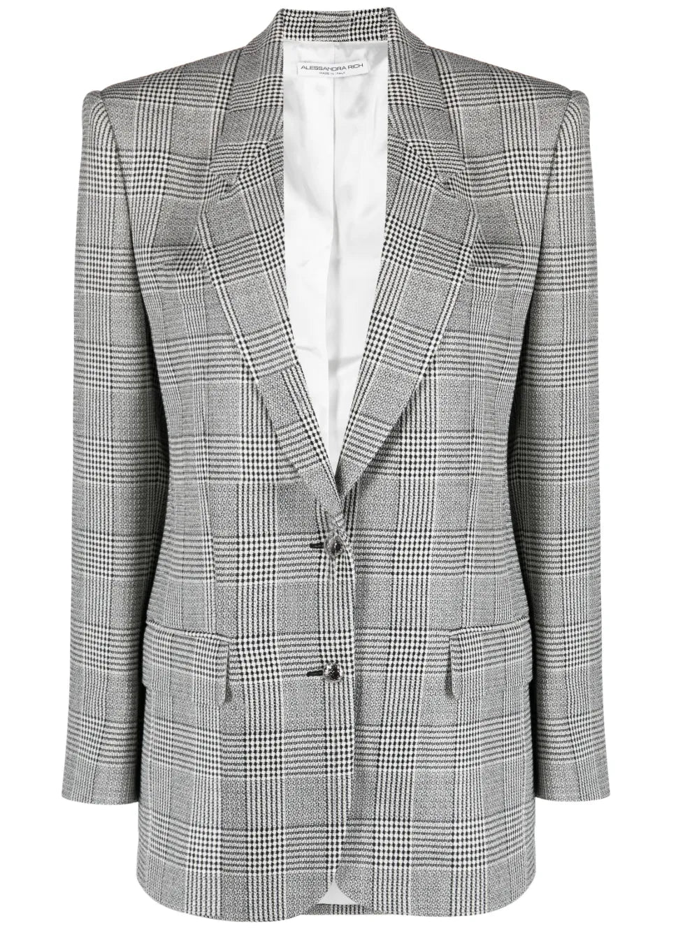 Prince Of Wales Check Single-Breasted Blazer
