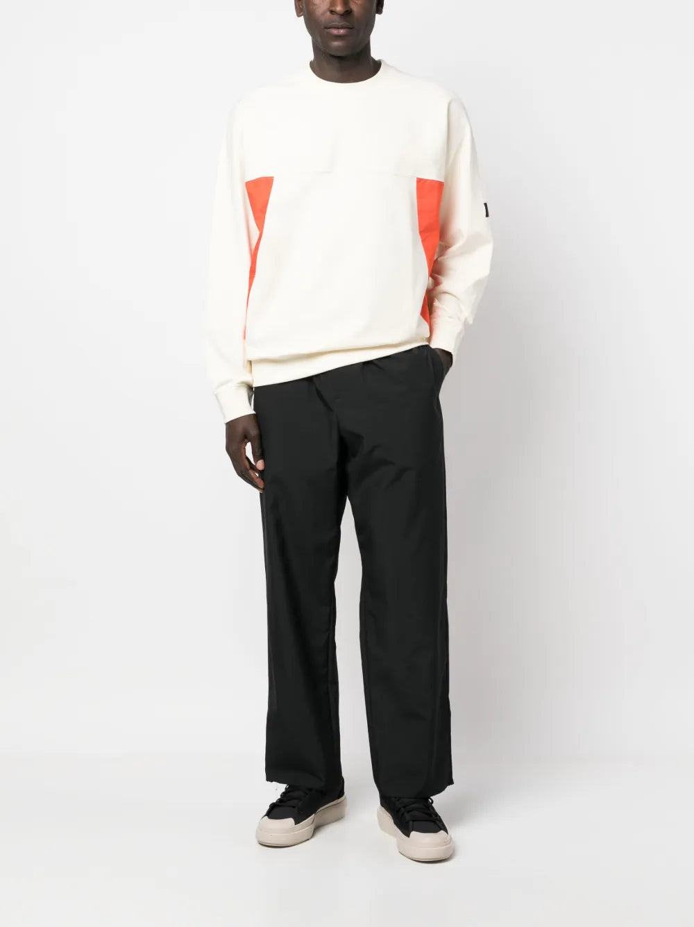 Logo-Patch Crew-Neck Sweatshirt