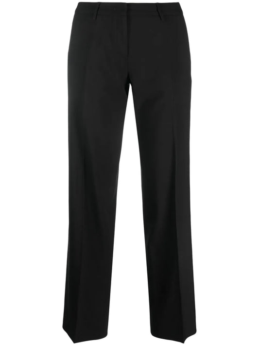 Mid-Rise Virgin-Wool Trousers