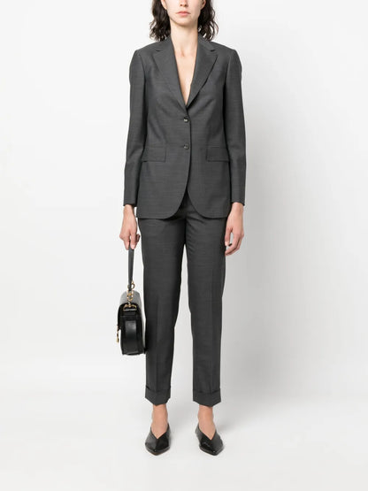 Single-Breasted Virgin-Wool Suit
