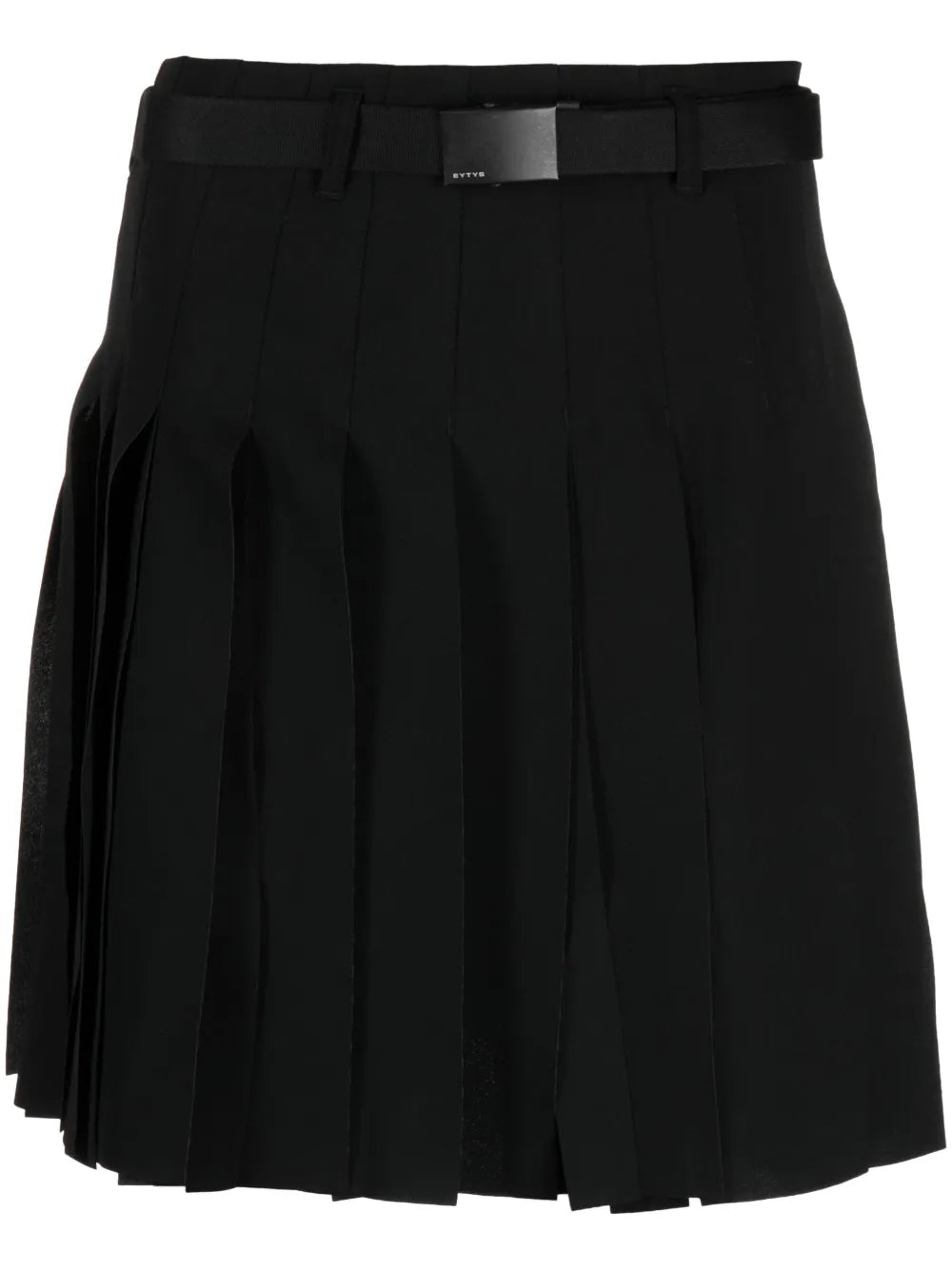 Kace Belted Pleated Skirt