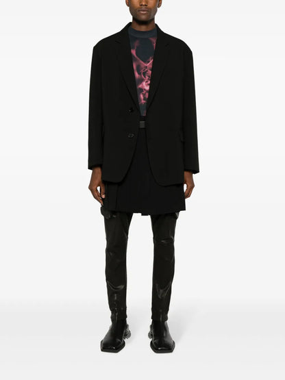 Kace Belted Pleated Skirt