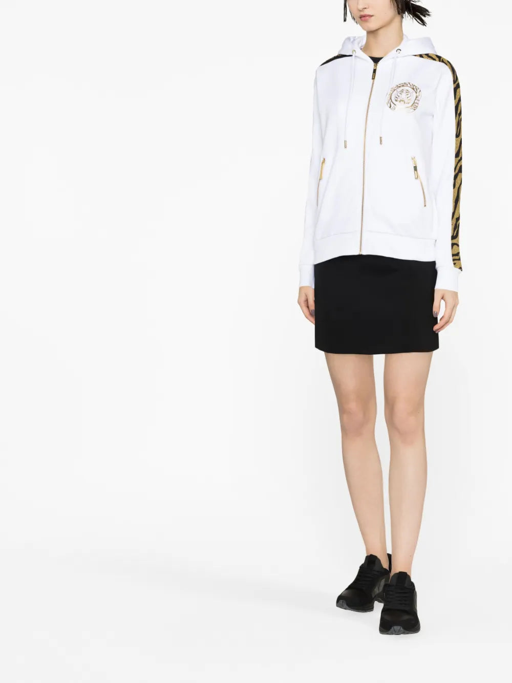 Logo-Print Cotton Cardigan