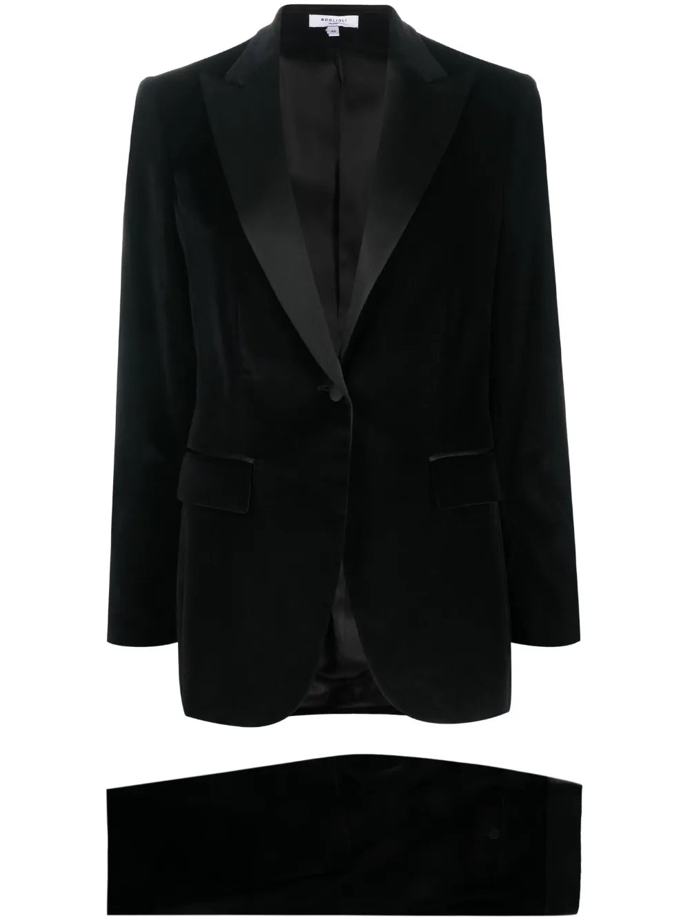 Single-Breasted Velvet Suit