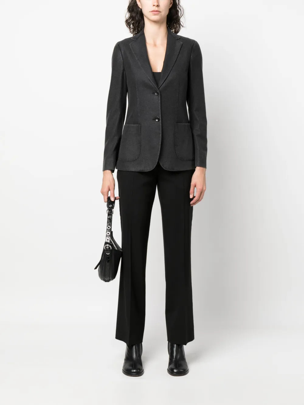 Brera Cashmere Single-Breasted Blazer