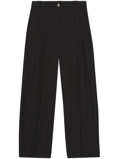 Wide-Leg Tailores Trousers