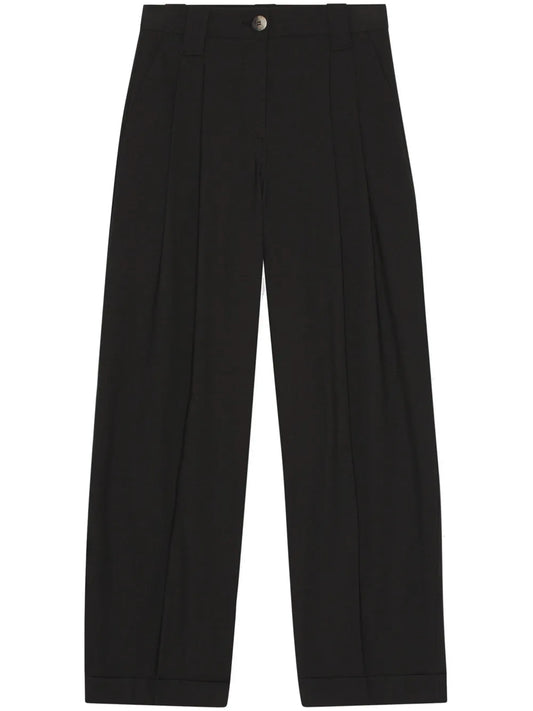 Wide-Leg Tailores Trousers