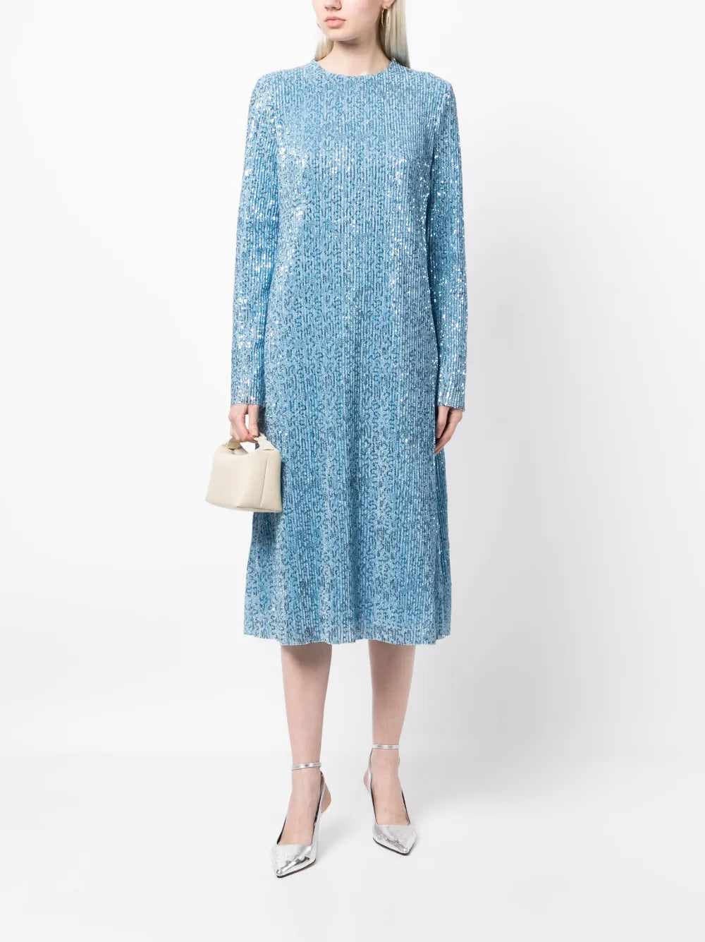 Celsia Sequin-Design Midi Dress