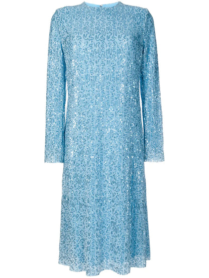 Celsia Sequin-Design Midi Dress