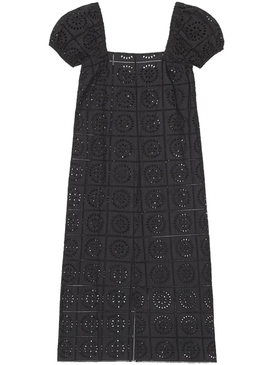 Broderie Anglaise Midi Dress