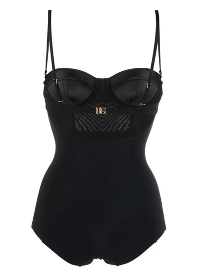 Logo-Plaque Swimsuit
