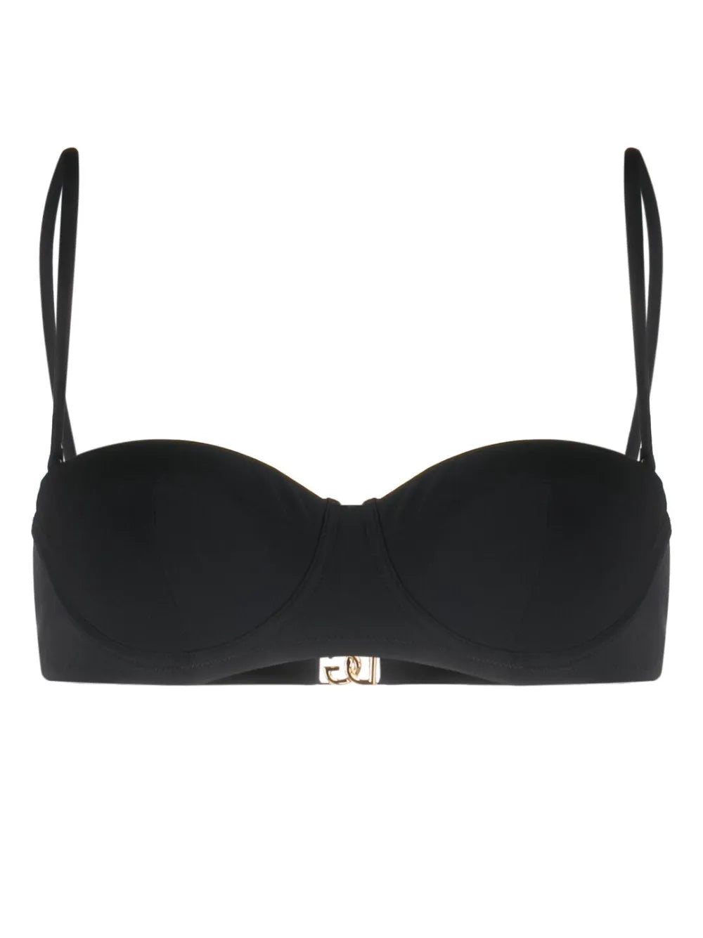Logo-Plaque Bikini Top
