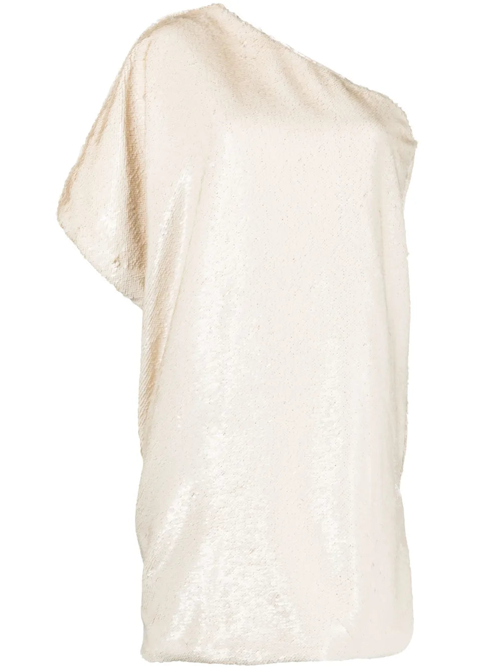 One-Shoulder Sequined Mini Dress
