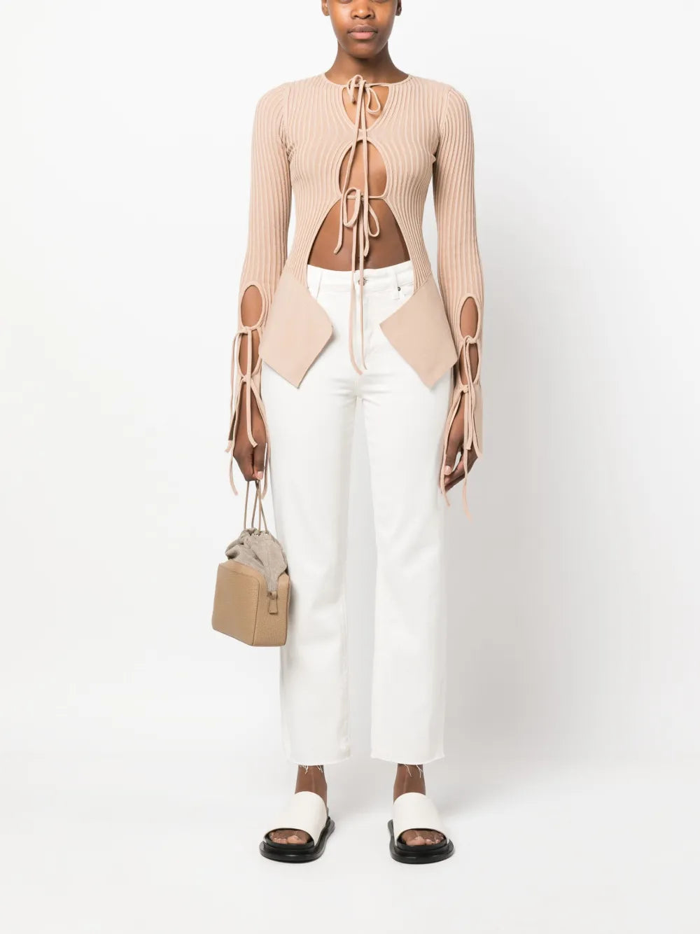 Cut-Out Ribbed Top