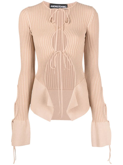 Cut-Out Ribbed Top