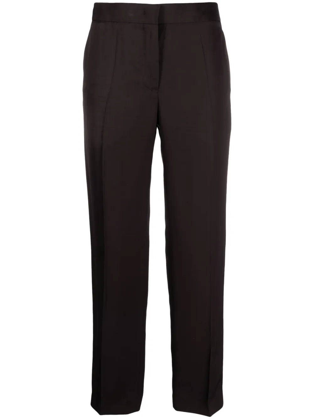 Cropped Twill Trousers
