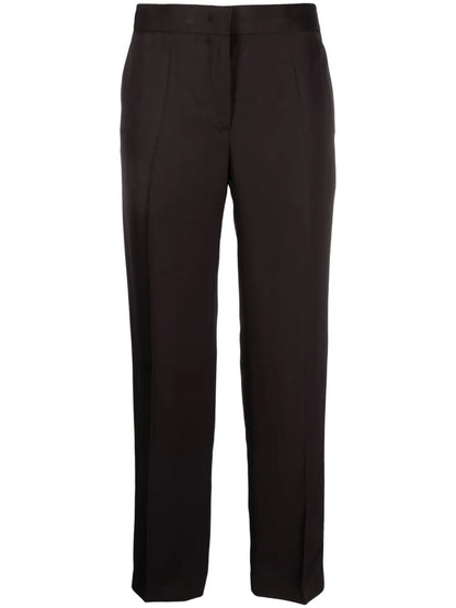 Cropped Twill Trousers