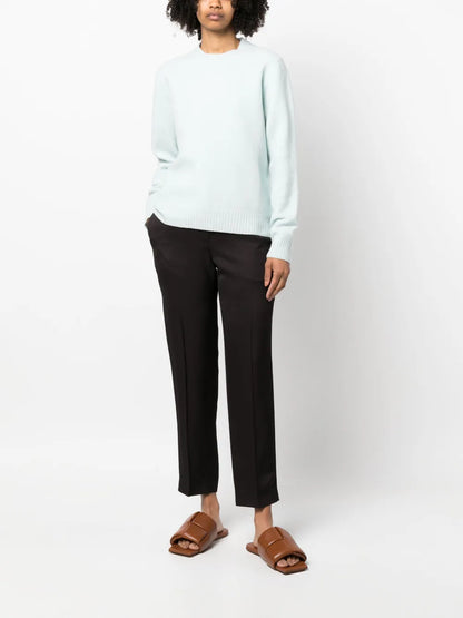 Cropped Twill Trousers