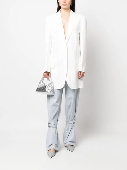 Oversized Single-Breasted Blazer