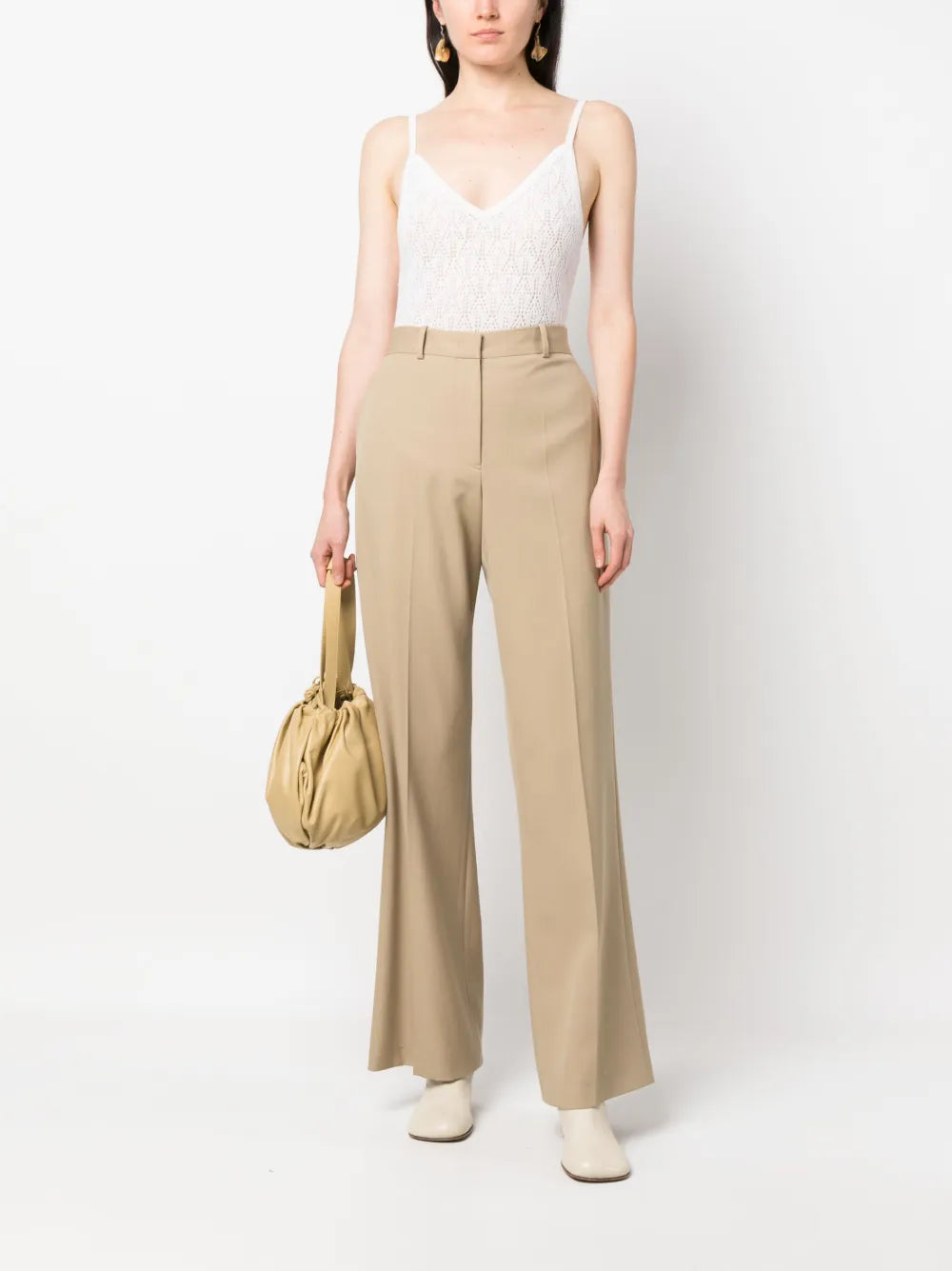 Spaghetti-Strap Cashmere Top