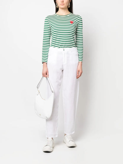 Straight-Leg Linen Trousers