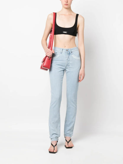 Logo-Patch Cropped Top