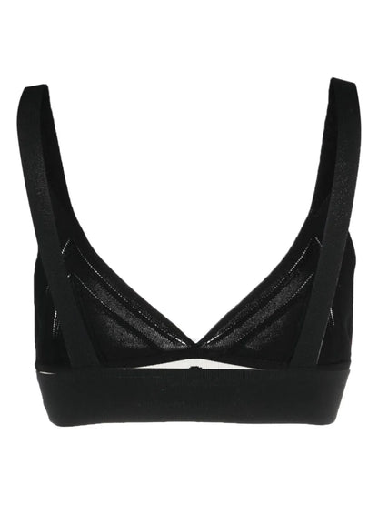 V-Neck Knitted Crop Top