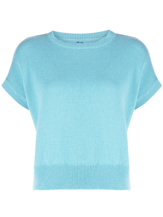 Genova Sleeveless Cropped Cashmere Jumper