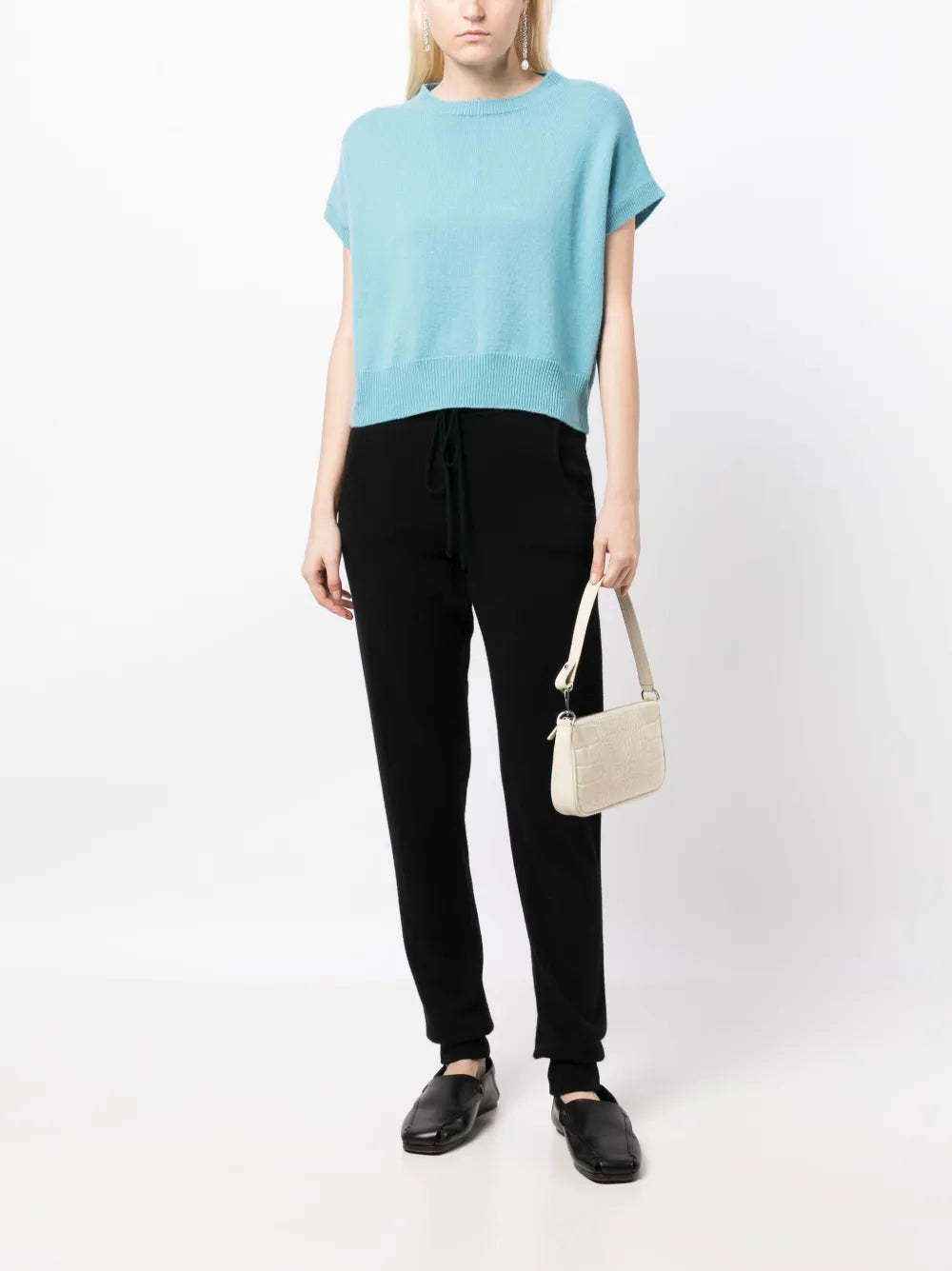 Genova Sleeveless Cropped Cashmere Jumper