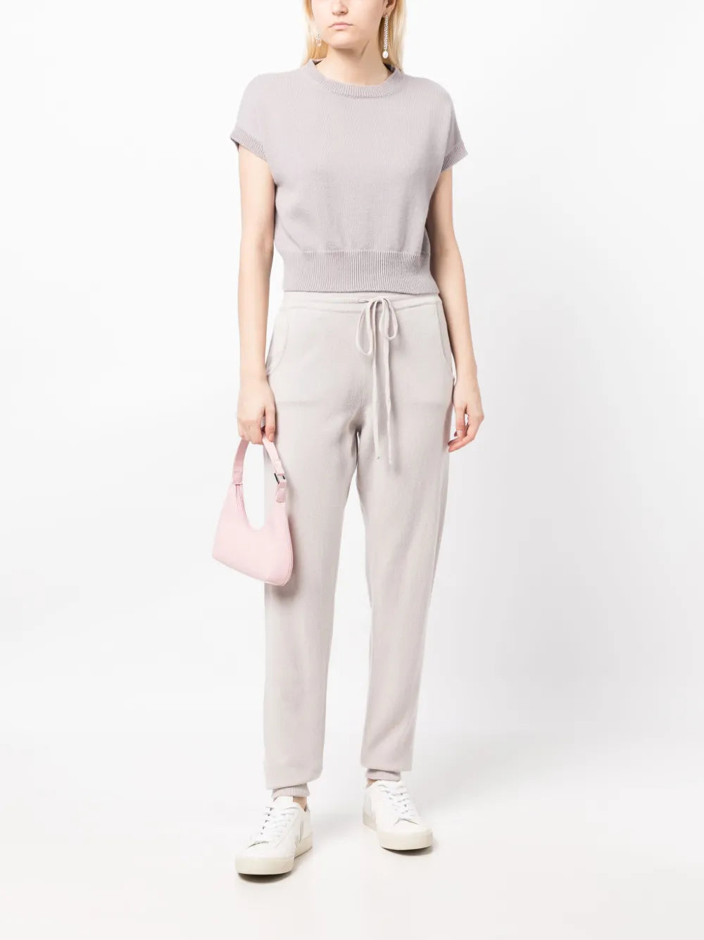Genova Sleeveless Cropped Cashmere Jumper