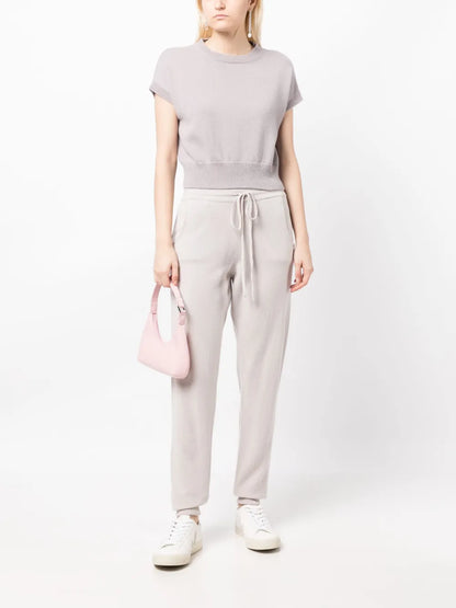 Genova Sleeveless Cropped Cashmere Jumper