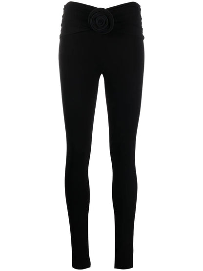 Floral-Detail Leggings