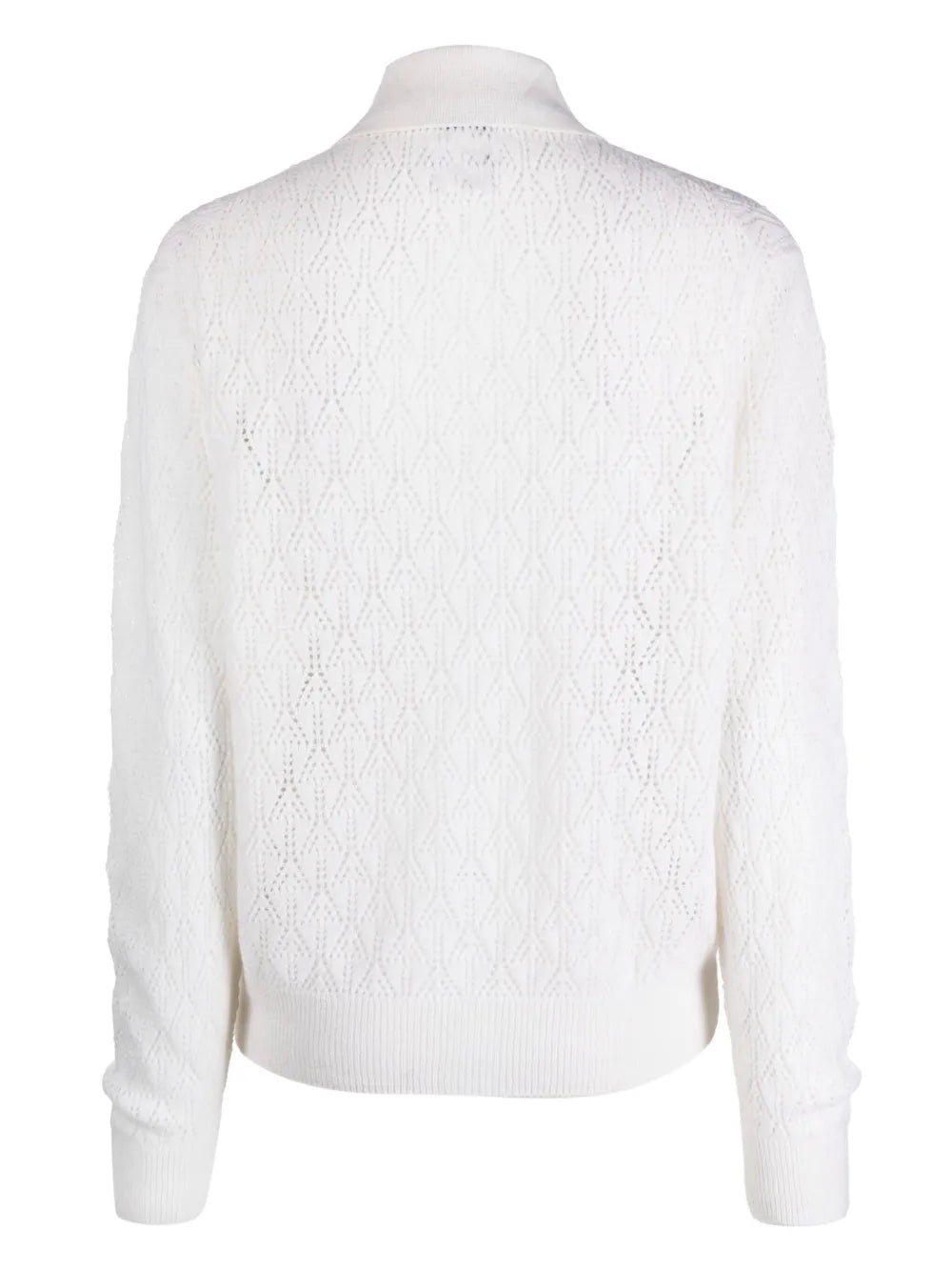 Pointelle-Knit Cashmere Top