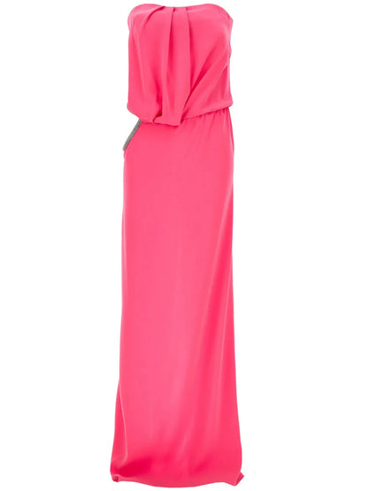 Rhinestone-Embellished Maxi Dress
