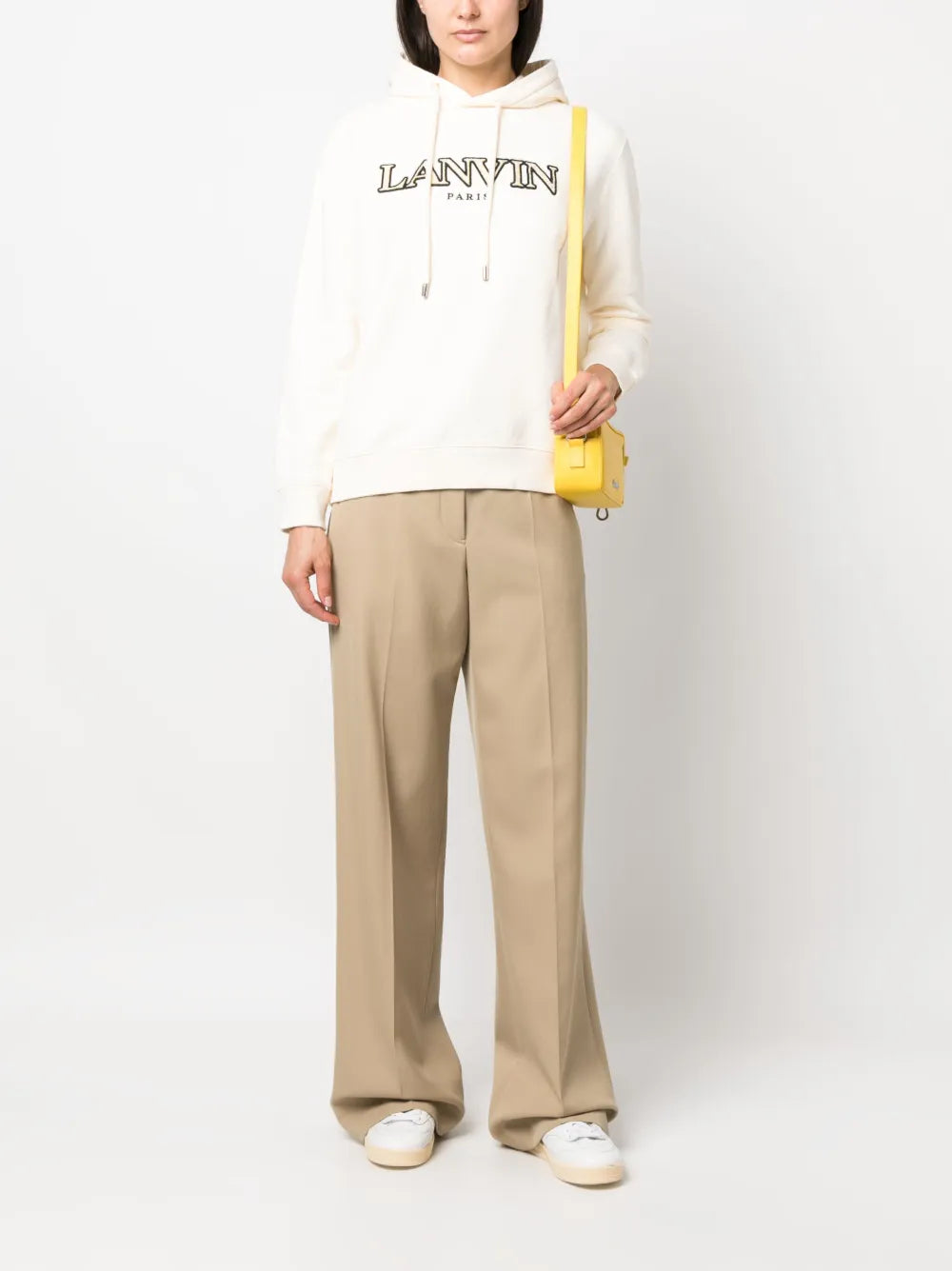 Embroidered-Logo Cotton Hoodie