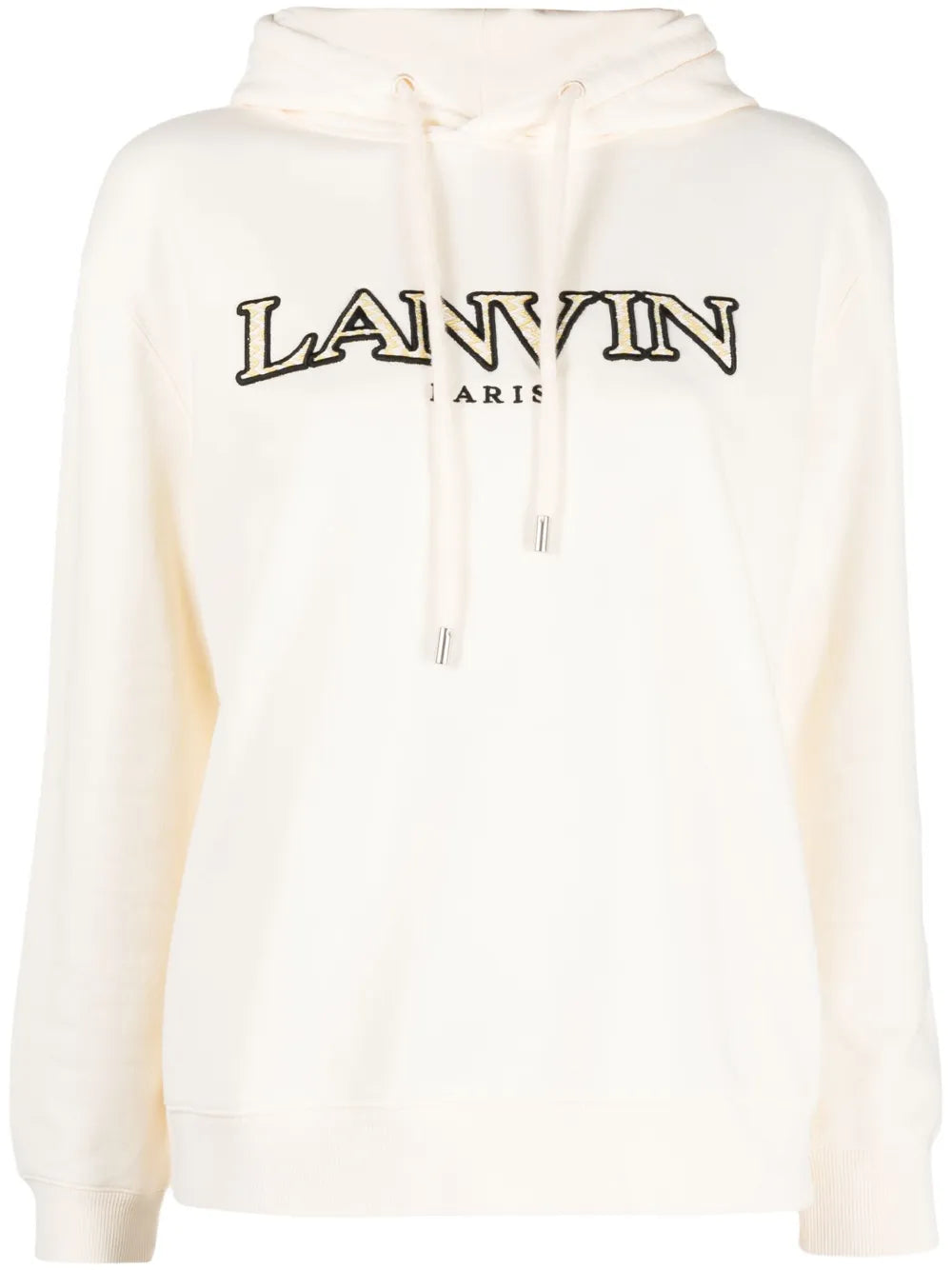 Embroidered-Logo Cotton Hoodie