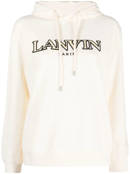Embroidered-Logo Cotton Hoodie