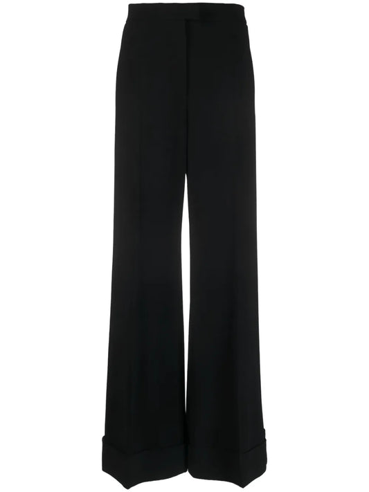 High-Waisted Wide-Leg Trousers