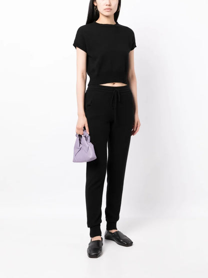 Genova Sleeveless Cropped Cashmere Jumper