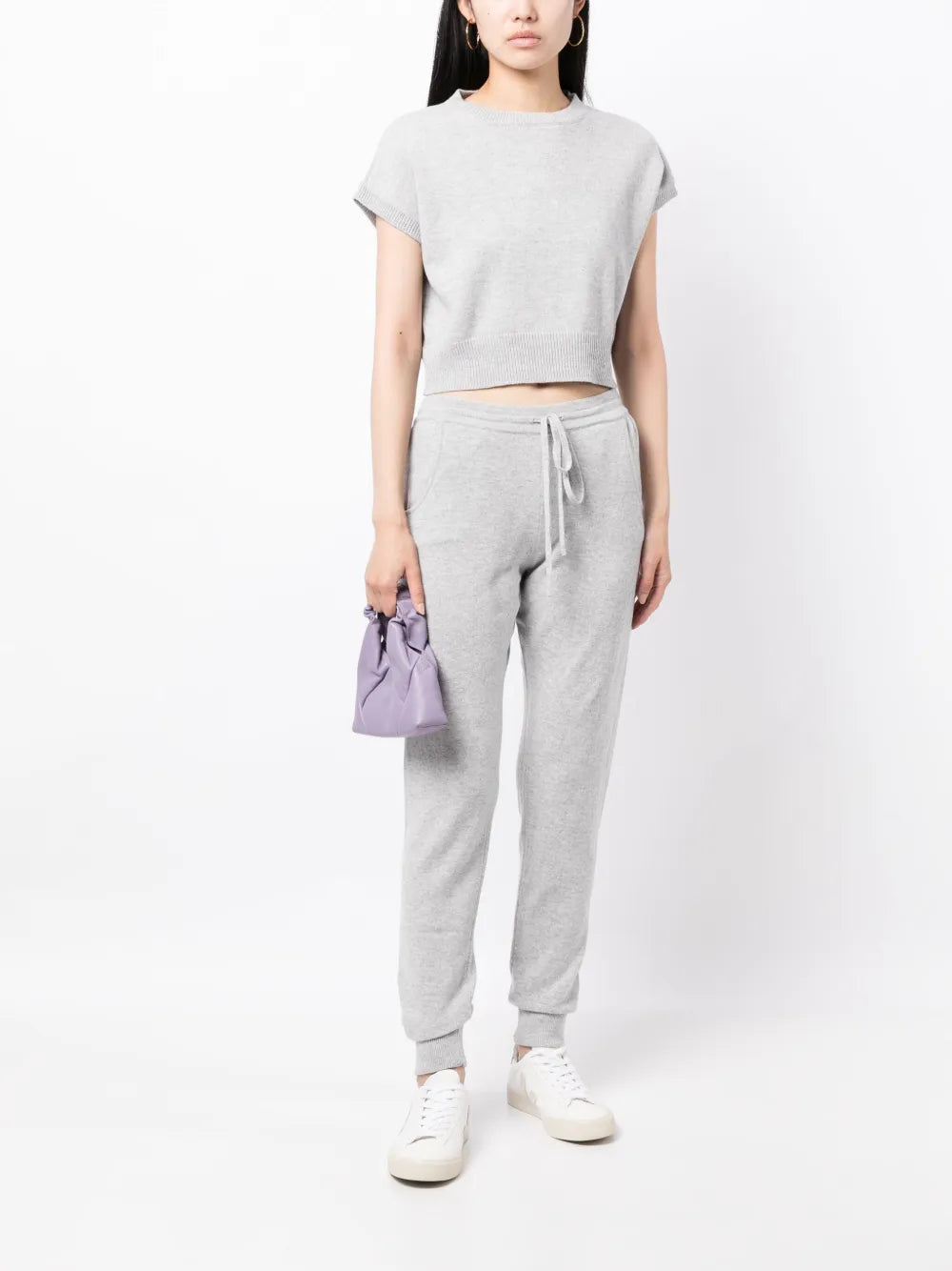 Genova Sleeveless Cropped Cashmere Jumper