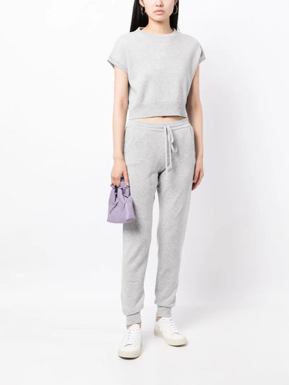 Genova Sleeveless Cropped Cashmere Jumper