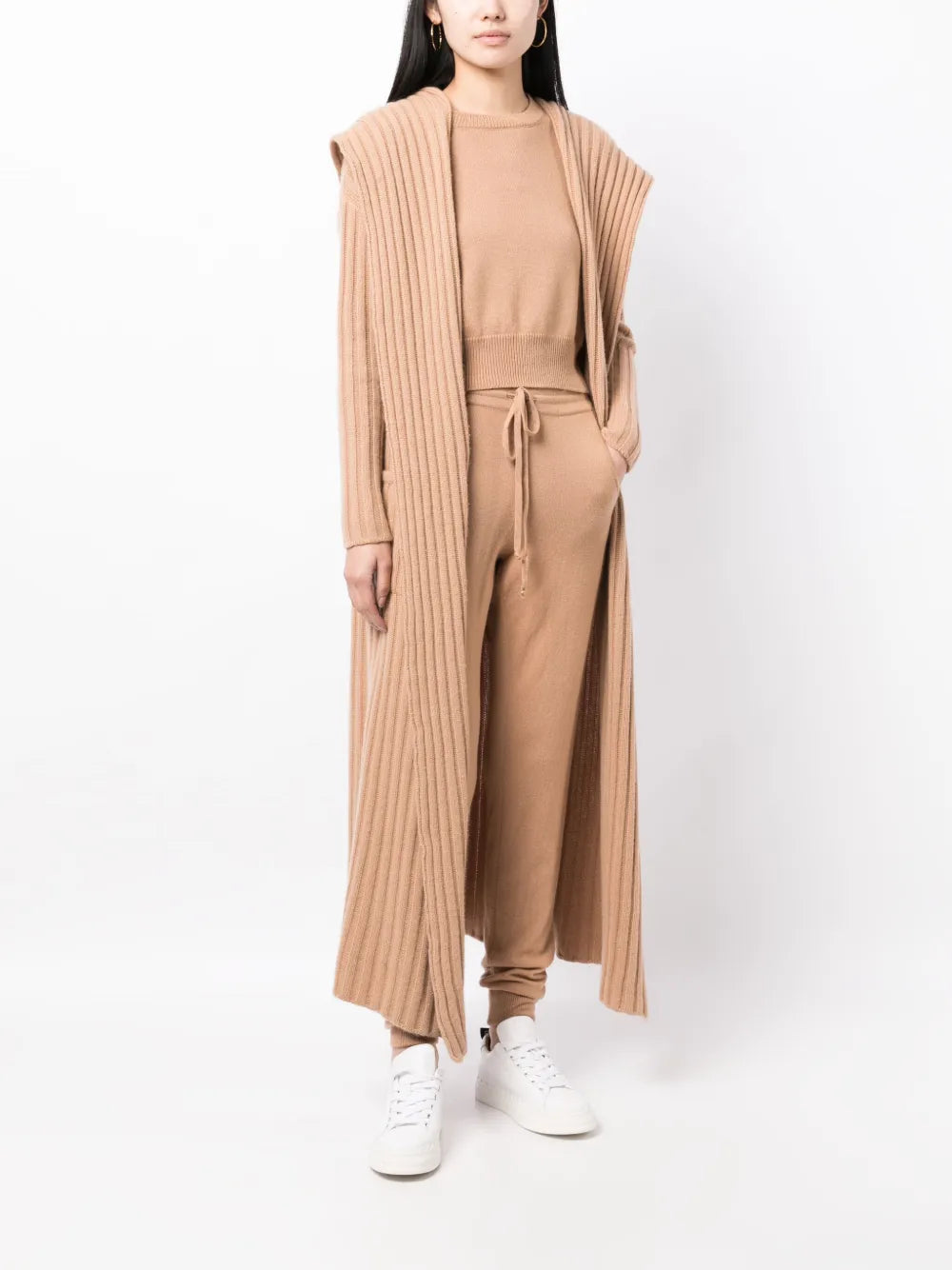 Genova Sleeveless Cropped Cashmere Jumper
