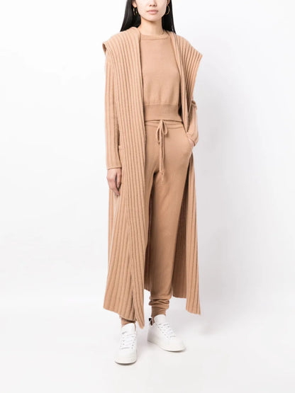 Genova Sleeveless Cropped Cashmere Jumper