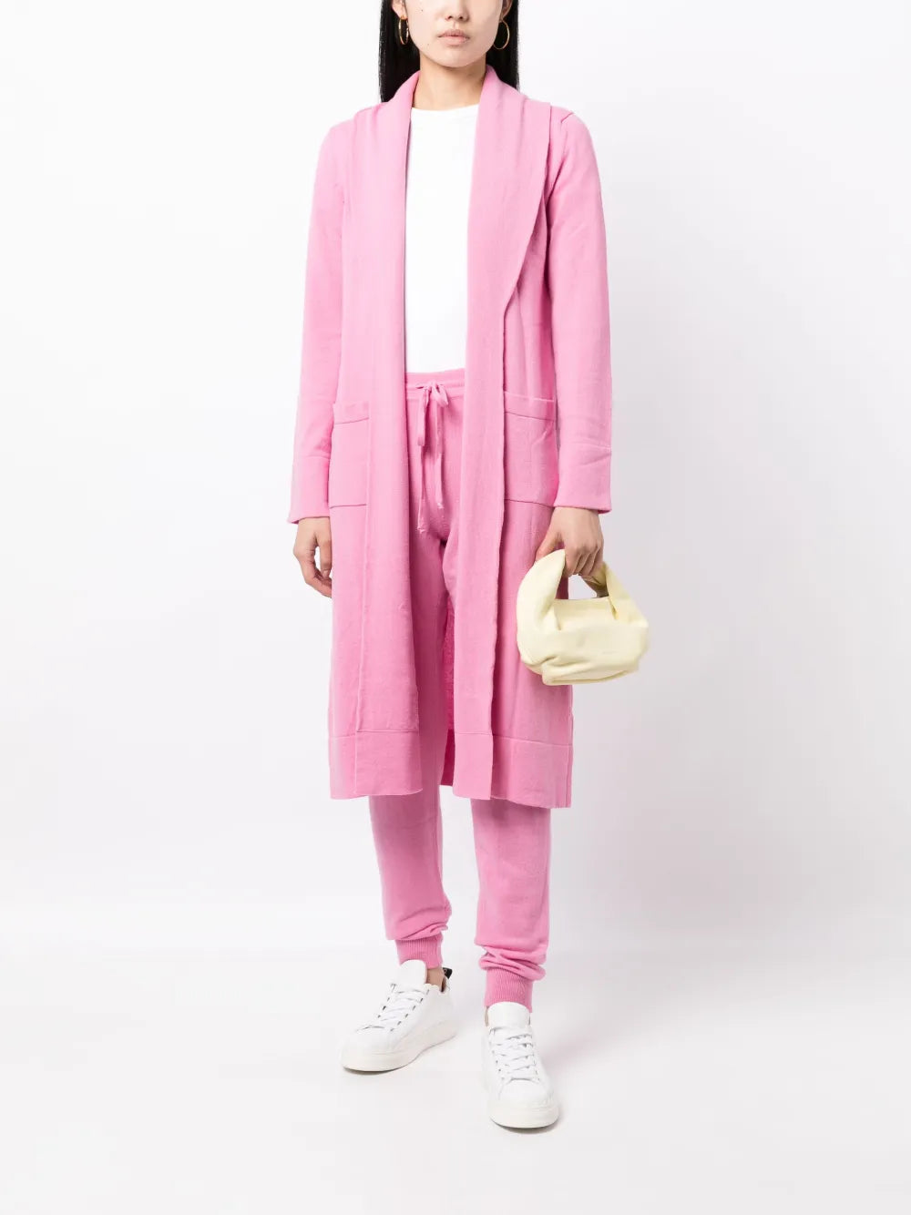 Venzia Open-Front Cashmere Cardigan